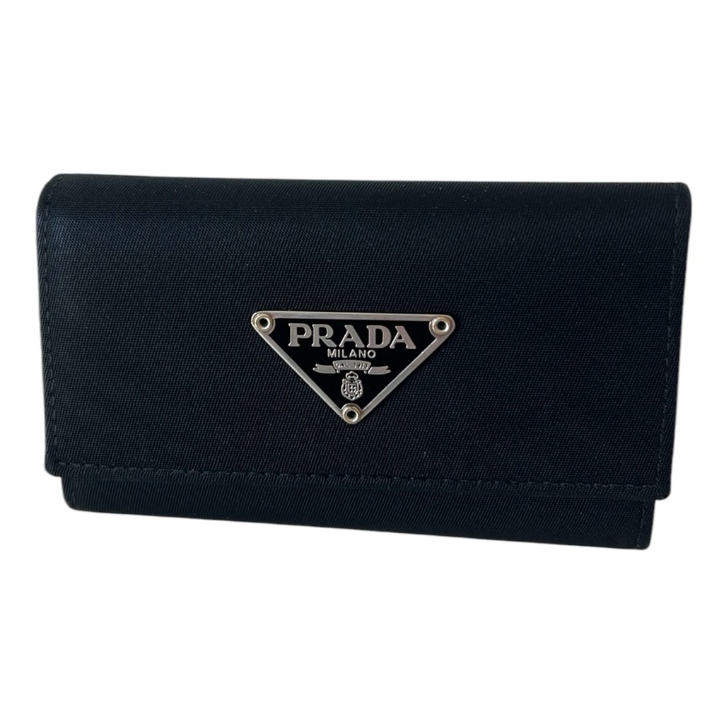 Prada snap key black case